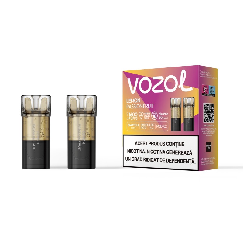 Cartus de unica folosinta SWITCH PRO LEMON PASSION FRUIT | VOZOL Cartus de unica folosinta SWITCH PRO LEMON PASSION FRUIT | VOZOL