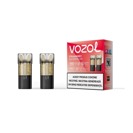 Cartus de unica folosinta SWITCH PRO STRAWBERRY WATERMELON 0 NICOTINA | VOZOL