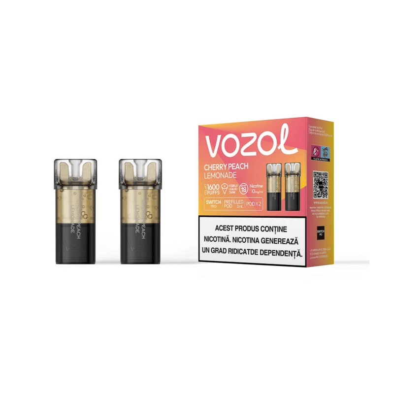 Cartus SWITCH PRO CHERRY PEACH LEMONADE 0 NICOTINA | VOZOL