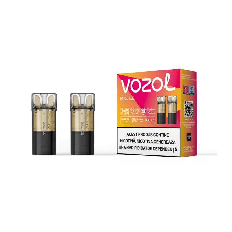 Cartus de unica folosinta SWITCH PRO BULL ICE 0 NICOTINA | VOZOL