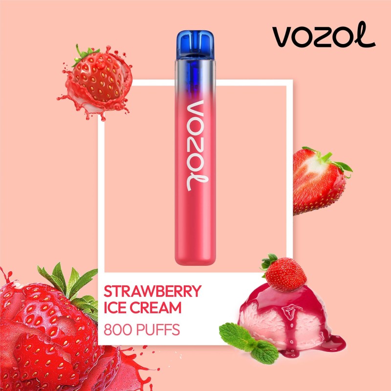Neon800 Strawberry Ice Cream -Tigara electronica de unica folosinta - Vozol