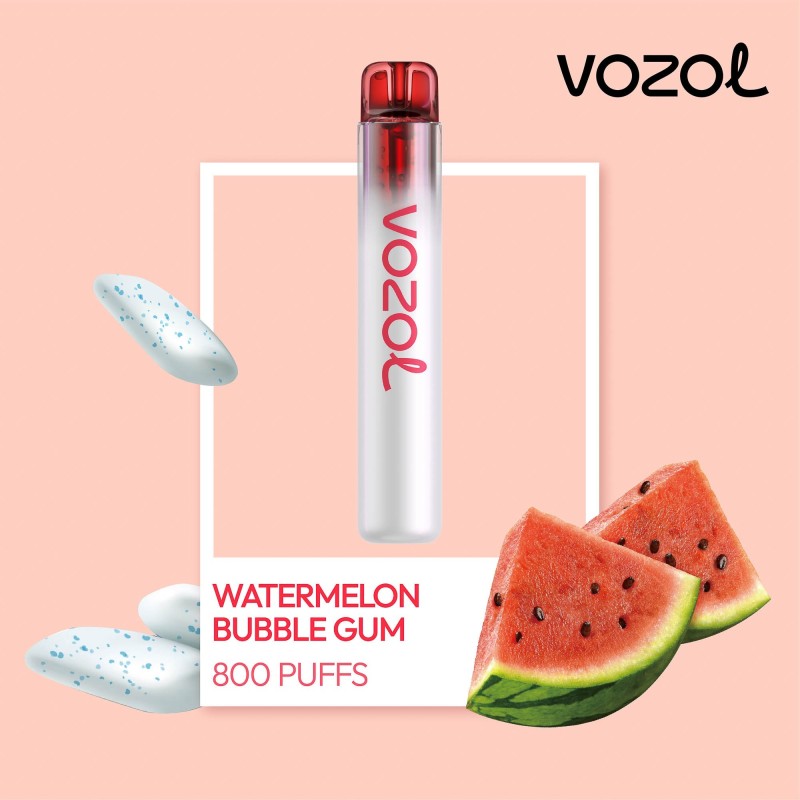 Neon800 Watermelon Bubble Gum - Tigara electronica de unica folosinta - Vozol