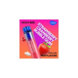 Neon800 Strawberry Cranberry Bubblegum - Tigara electronica de unica folosinta - Vozol