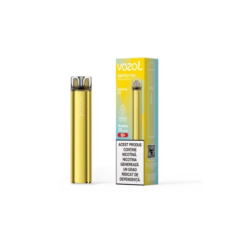 Narghilea electronica reincarcabila KIT SWITCH PRO BANANA ICE | VOZOL