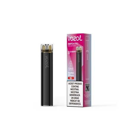 Narghilea electronica reincarcabila KIT SWITCH PRO BLACKBERRY ICE | VOZOL