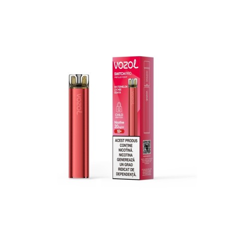 Narghilea electronica reincarcabila KIT SWITCH PRO WATERMELON LYCHEE GUAVA | VOZOL