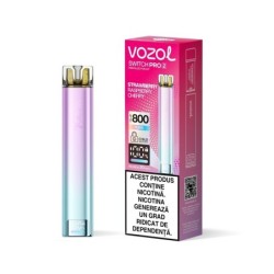 Narghilea electronica reincarcabila KIT SWITCH PRO 2 STRAWBERRY RASPBERRY CHERRY | VOZOL