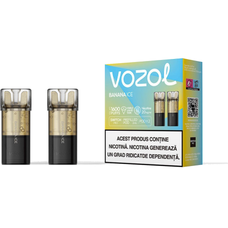 Cartus de unica folosinta SWITCH PRO BANANA ICE | VOZOL