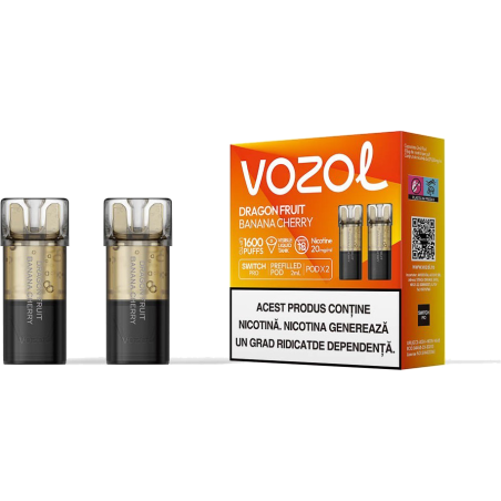 Cartus de unica folosinta SWITCH PRO DRAGON FRUIT BANANA CHERRY | Vozol