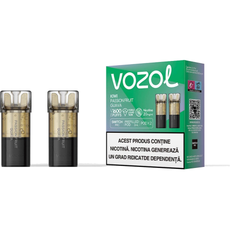 Cartus de unica folosinta SWITCH PRO KIWI PASSION FRUIT GUAVA | VOZOL