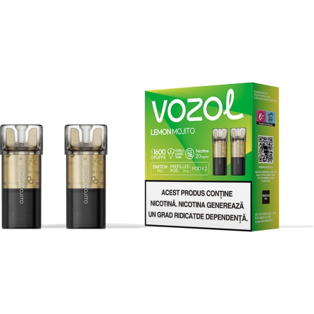 Cartus de unica folosinta SWITCH PRO LEMON MOJITO | Vozol