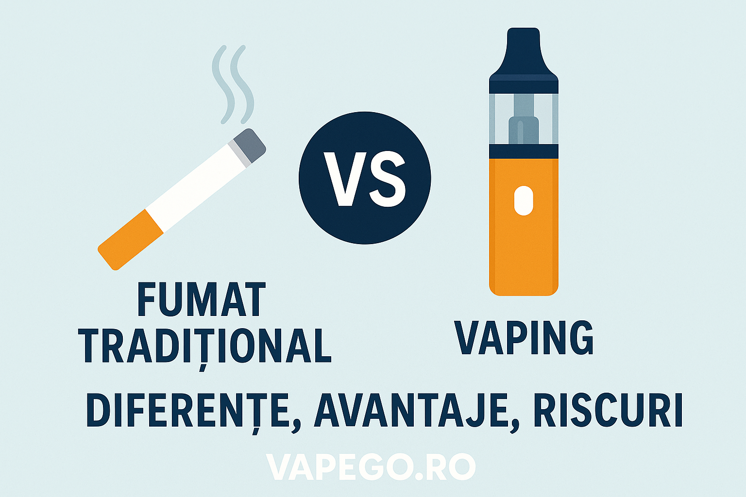 Fumat tradițional vs. Vaping – Diferențe, Avantaje, Riscuri